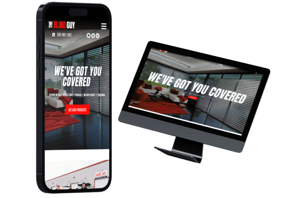 mobile website design for both desktop and phone