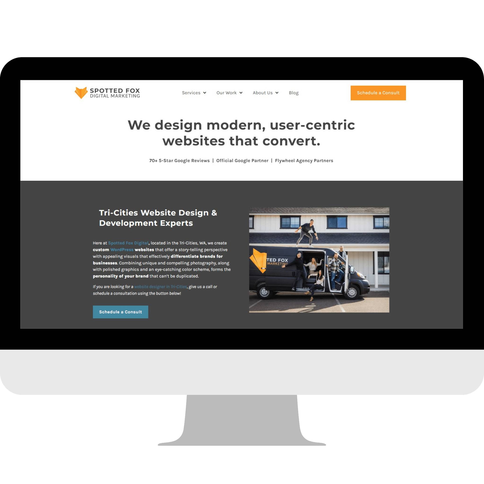 sample photo of a better landing pages